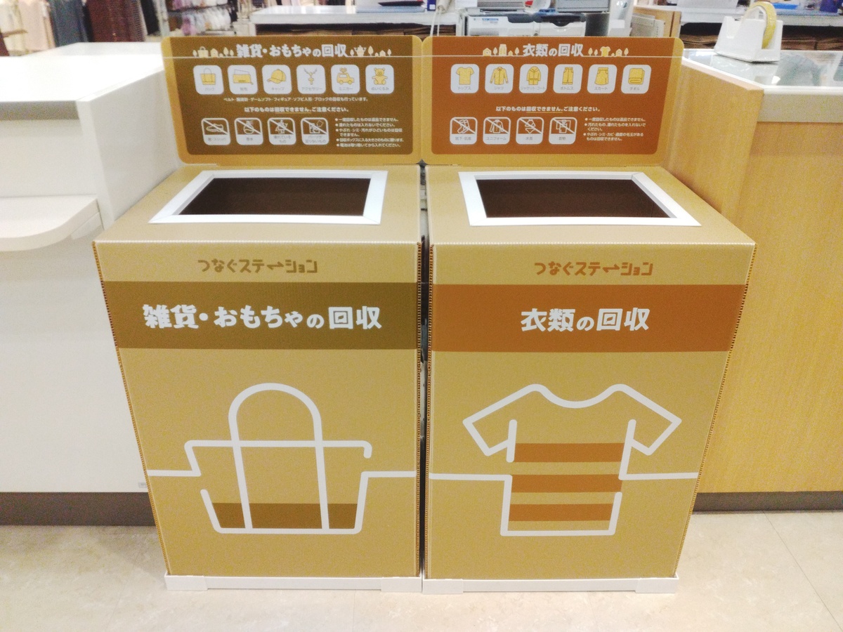 衣料・雑貨回収BOX