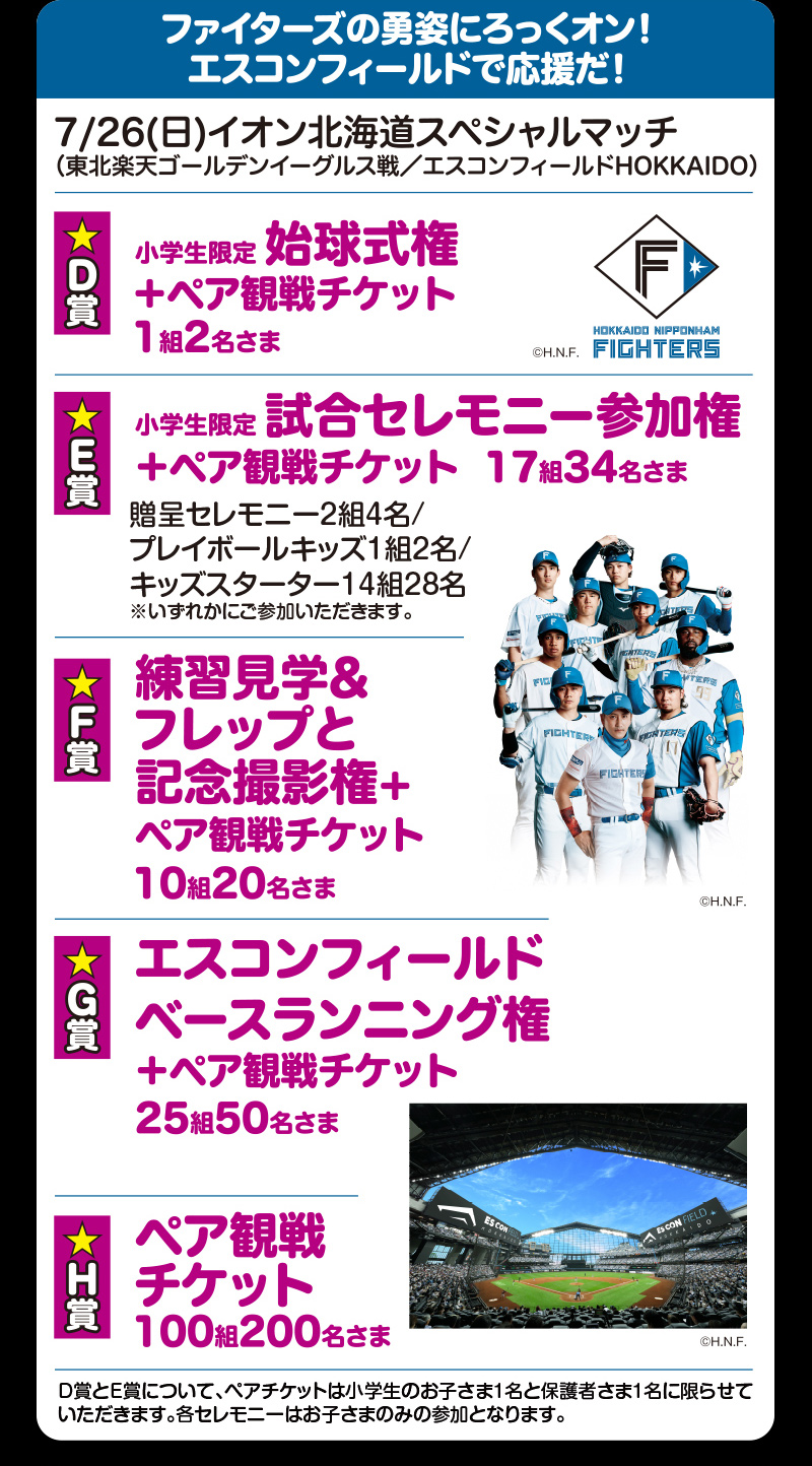 イオン北海道　誕生祭6周年応募ポスト企画